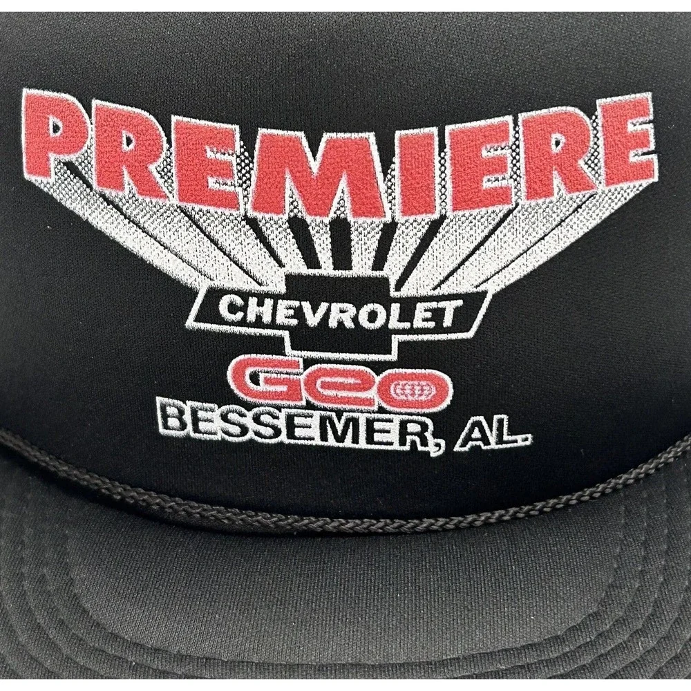 Vtg Chevy GEO Dealer Trucker Hat Car Dealership Bessemer, Alabama ,‎ SnapBack